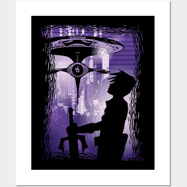 Anime Sci-Fi Wall Art by LAPublicTees